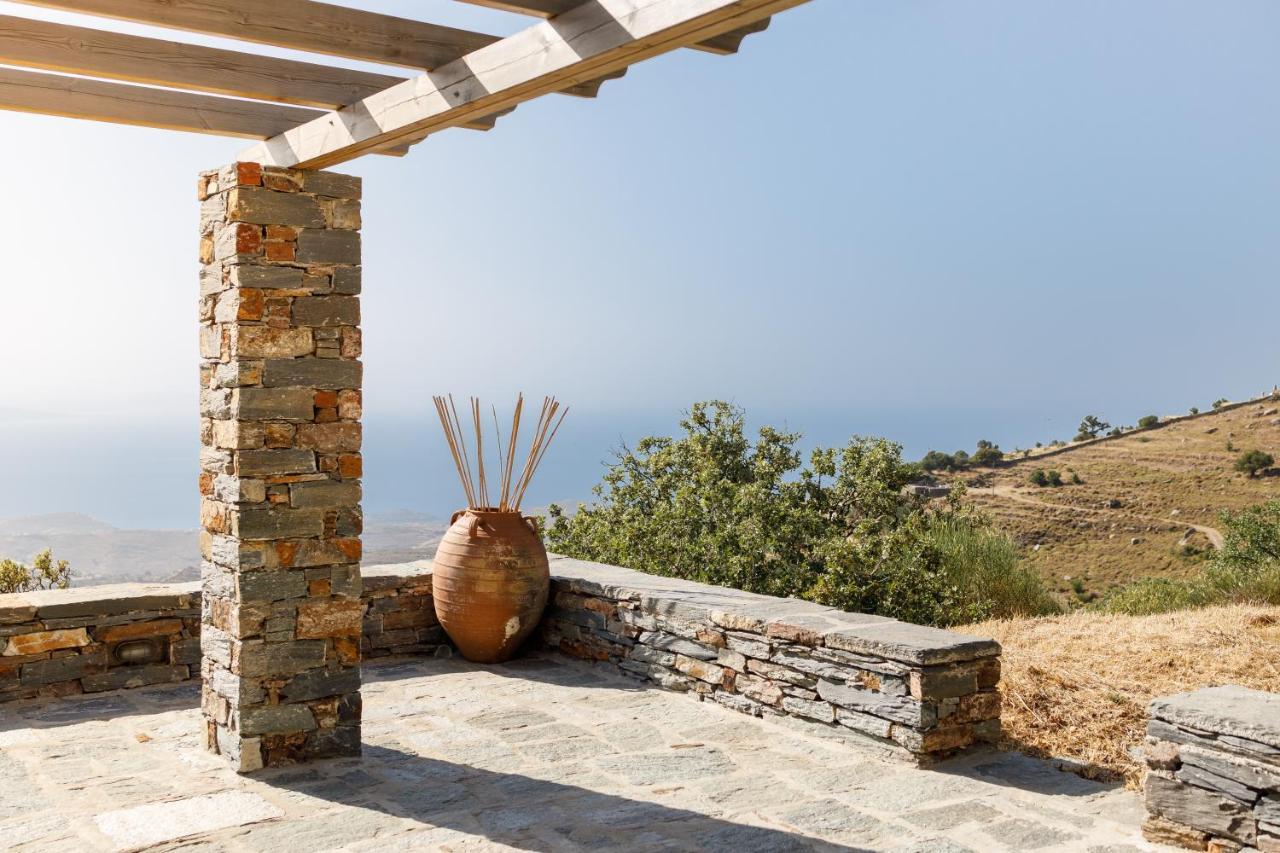 Cycladic Villa With Sea View! Ioulis Екстериор снимка
