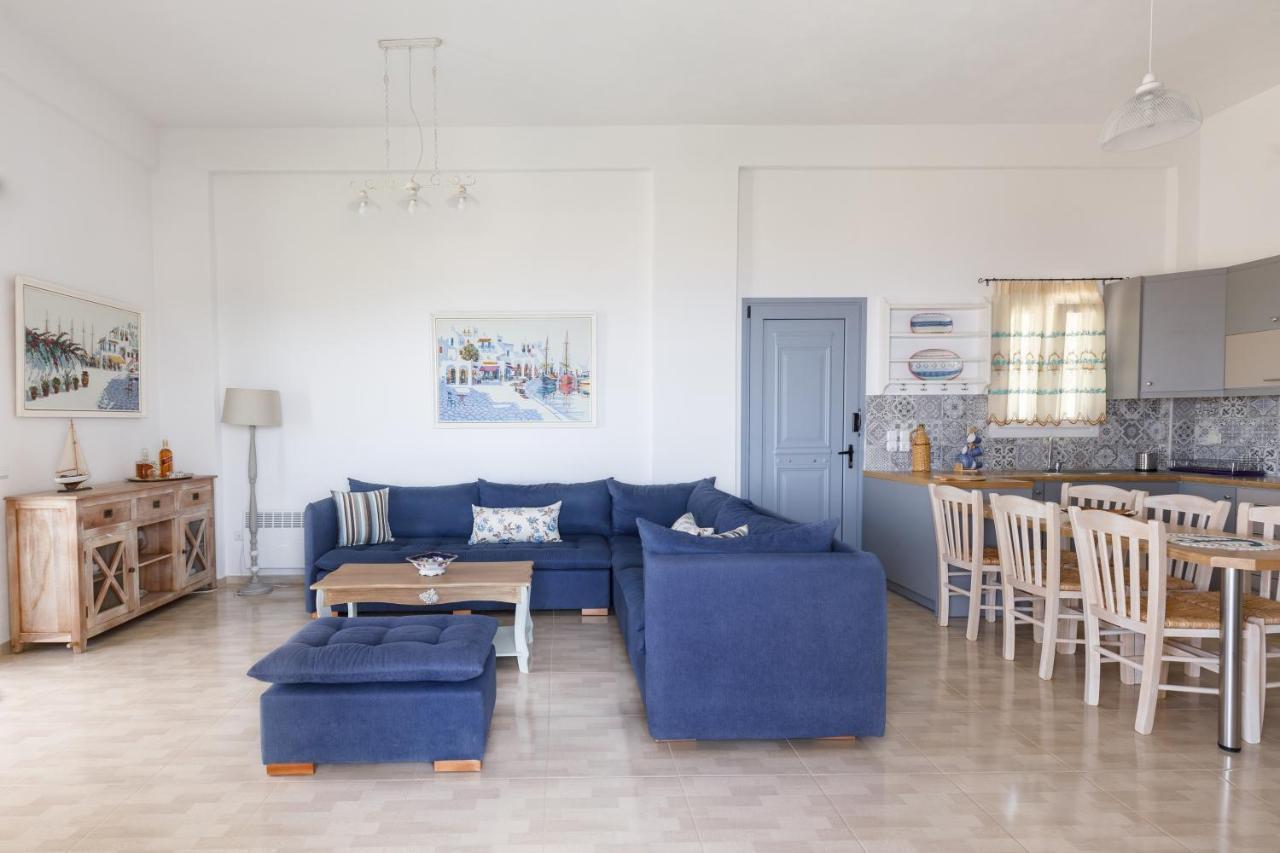 Cycladic Villa With Sea View! Ioulis Екстериор снимка
