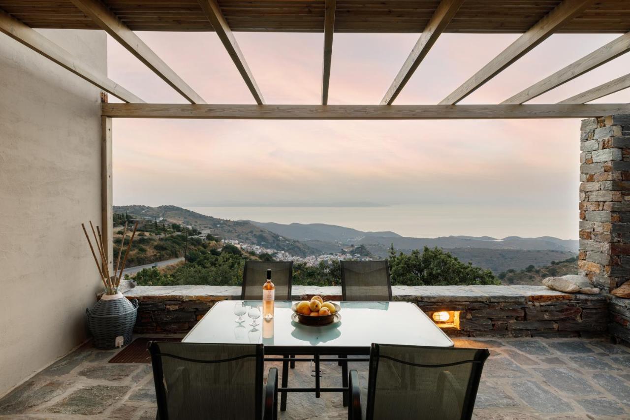 Cycladic Villa With Sea View! Ioulis Екстериор снимка
