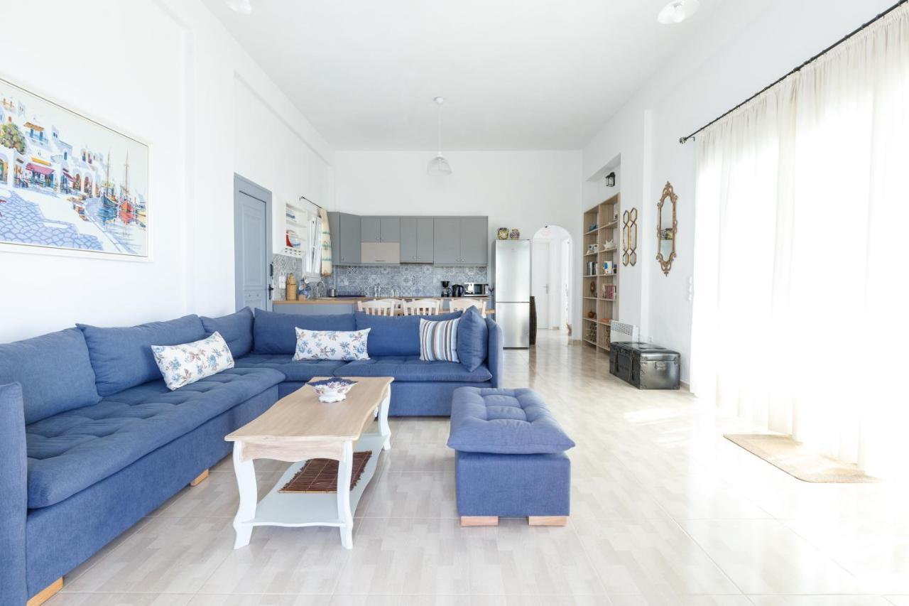 Cycladic Villa With Sea View! Ioulis Екстериор снимка