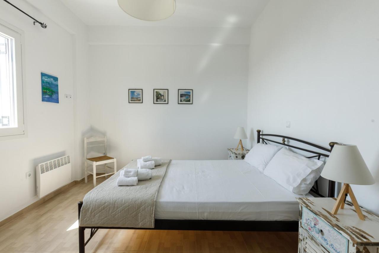 Cycladic Villa With Sea View! Ioulis Екстериор снимка