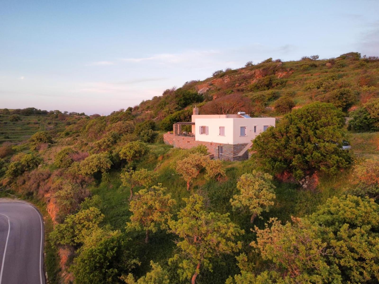 Cycladic Villa With Sea View! Ioulis Екстериор снимка